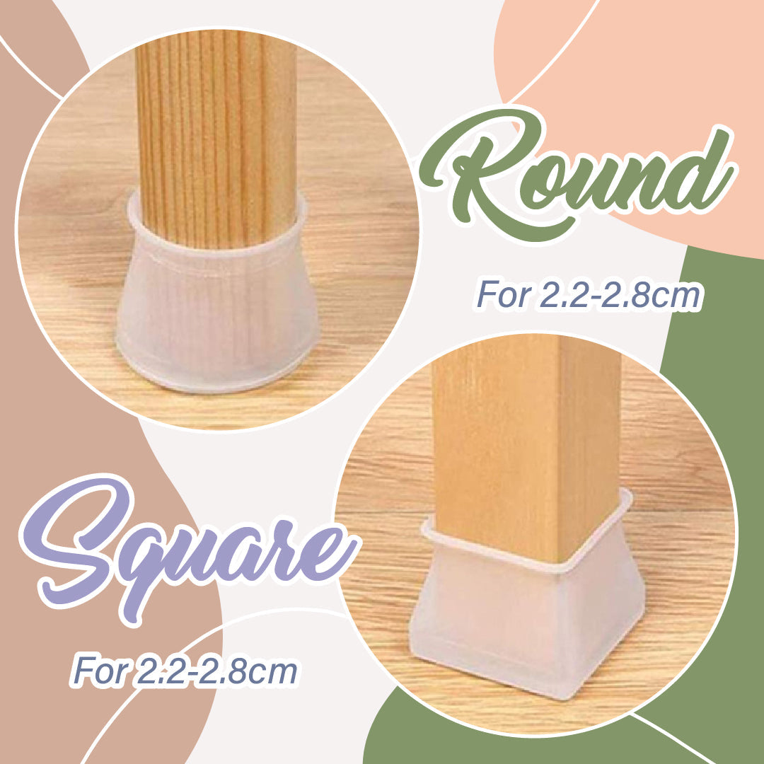 Furniture Leg Silicone Felt Protection Cover