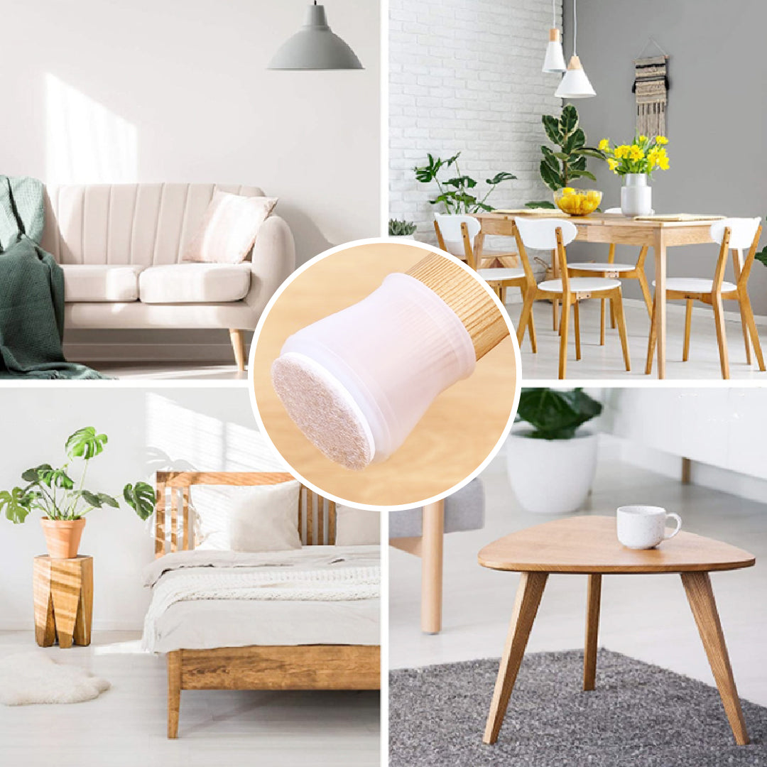 Furniture Leg Silicone Felt Protection Cover