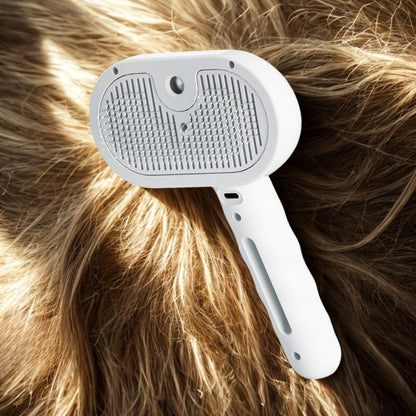 Hundebürste & Katzenbürste | Bürste für Kurzhaar & Langhaar mit Dampffunktion | FurMeister